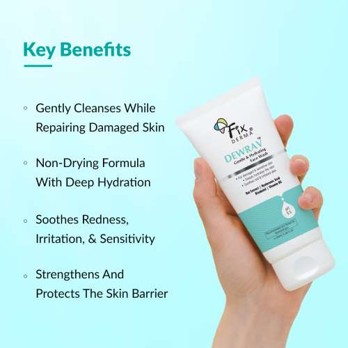 Fixderma: Dewrav Gentle & Hydrating face wash - 100ml