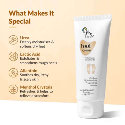 Fixderma: Foot Cream For Dry & Cracked Feet - 150ml