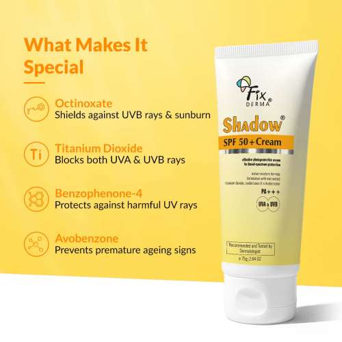 Fixderma: Shadow SPF 50 Cream  - 75gm