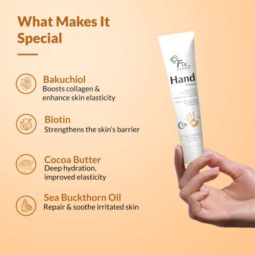 Fixderma: Hand Cream for Dry and Rough Hands  - 30gm