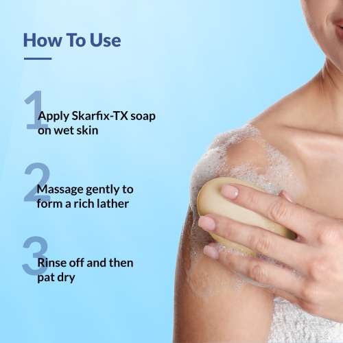 Fixderma: Skarfix -TX 1% Kojic Acid Soap for Glutathione for Pigmentation - 75gm