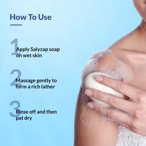 Fixderma: Salyzap Soap Salicylic Acid Tea Tree Oil Acne Soap - 75gm (Pack of 3)