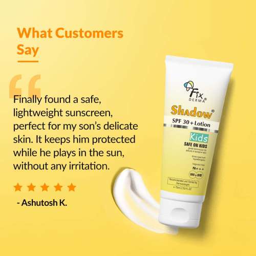 Fixderma: Shadow Sunscreen SPF 30+ Lotion - 75gm
