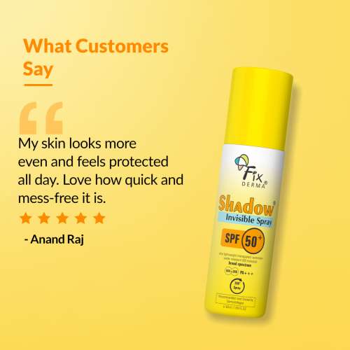 Fixderma: Shadow SPF 50+ PA+++ Invisible Spray  -  50ml