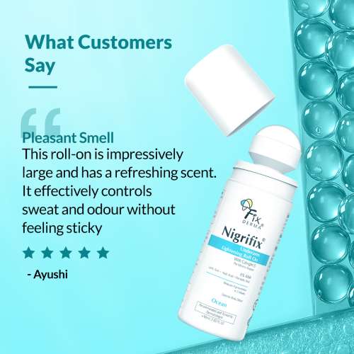 Fixderma: Nigrifix Underarm Ocean Roll On With 6% AHA - 60ml