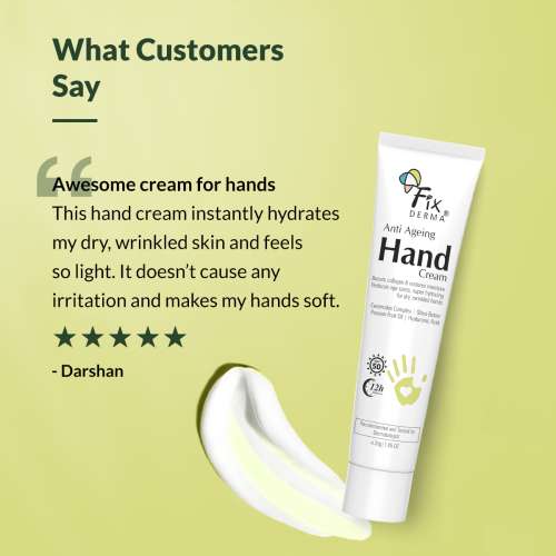Fixderma: Anti Ageing Hand Cream Dry and Rough Hands  - 30g