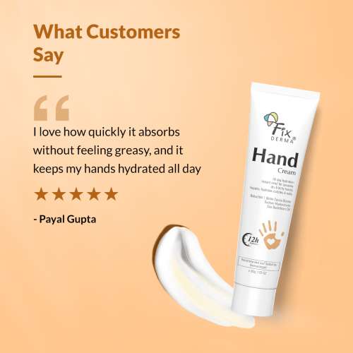Fixderma: Hand Cream for Dry and Rough Hands  - 30gm