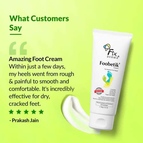 Fixderma: Foobetik Cream For Dry & Cracked Feet - 100g