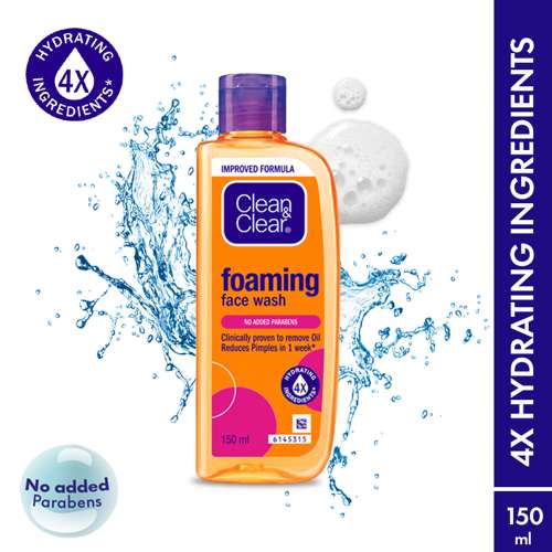 Clean & Clear: Foaming Facial Wash 150ml