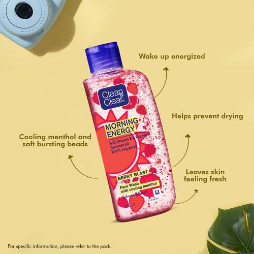 Clean & Clear: Morning Energy Berry Blast Face Wash 150ml