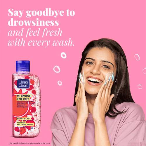 Clean & Clear: Morning Energy Berry Blast Face Wash 150ml