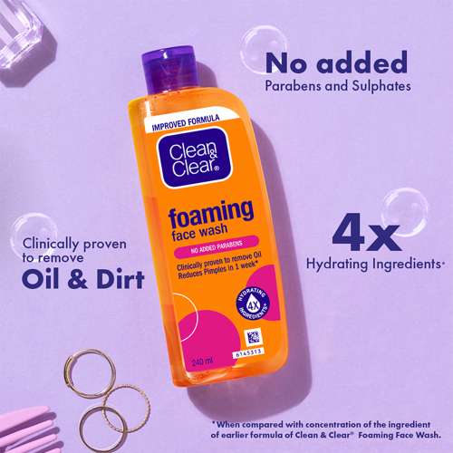 Clean & Clear: Foaming Facial Wash 240ml