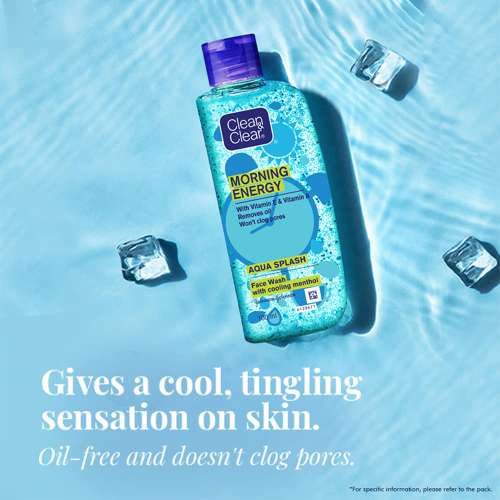 Clean & Clear: Morning Energy Aqua Splash Face Wash 100ml