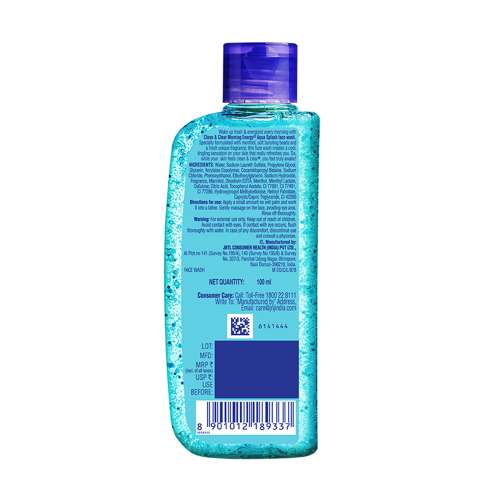 Clean & Clear: Morning Energy Aqua Splash Face Wash 100ml