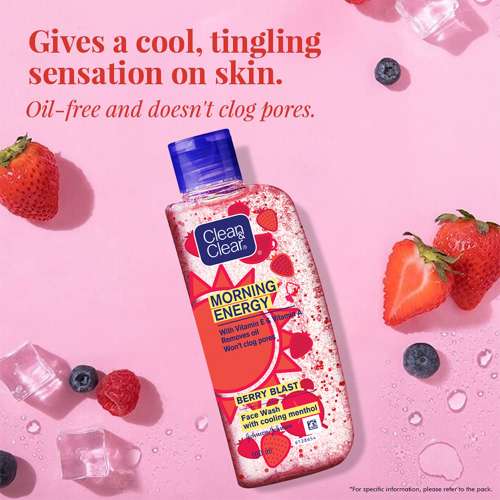 Clean & Clear: Morning Energy Berry Blast Face Wash 100ml