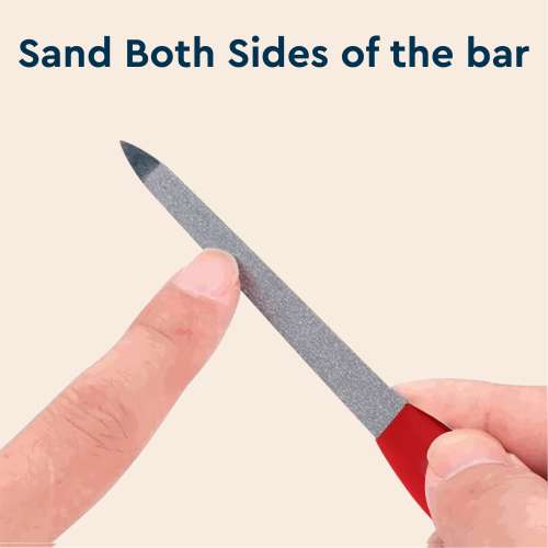 GUBB: 2 In 1 Nail File & Cuticle Trimmer