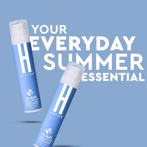 Happier: Sun-days Ultralight Sunscreen Gel SPF 50 PA++++ - 50ml