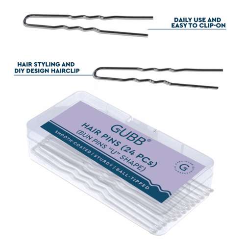 GUBB: Hair Pin 4.5Cm Curve 24Pcs/Set