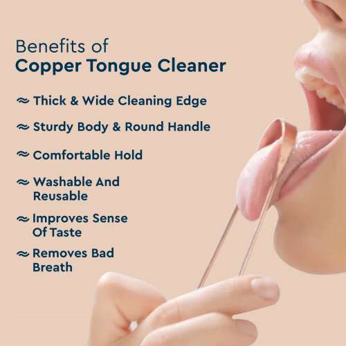 GUBB: Tongue Cleaner Copper (Round)