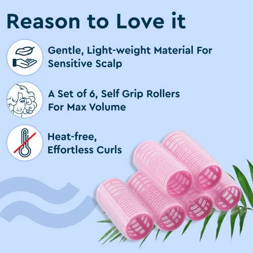 GUBB: Hair Rollers Medium -6Pcs/Set