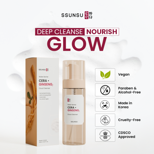 SSUNSU: Cera.Ginseng Cloud Cleanser