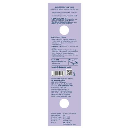 GUBB: 4 Way Pedicure Set