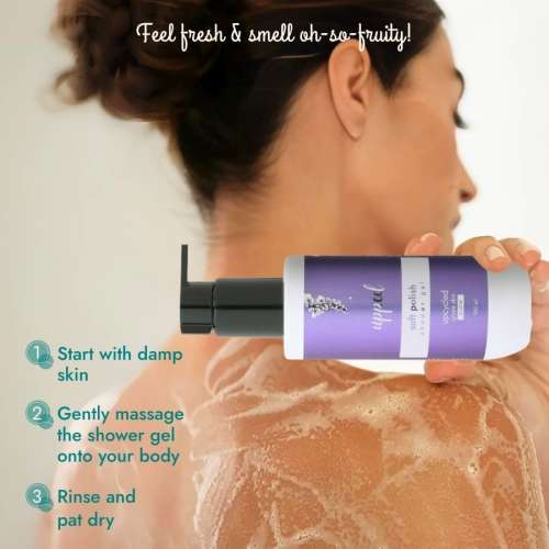 Uppeel: Grape Skin Soft Polish Shower Gel