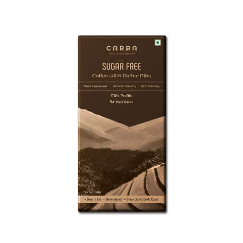 Carra: Coffee with coffee nibs 50gm each Pack of 2