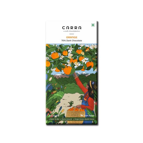 Carra: Orange in 70% Dark Chocolate 50gm each