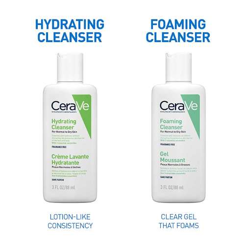 CeraVe: Foaming Cleanser Face Wash  88ml-Pack of 2