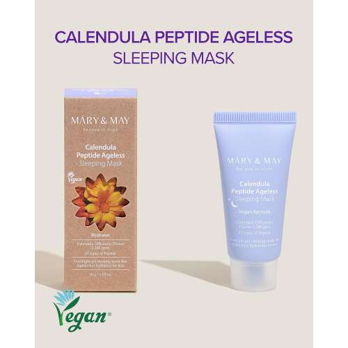 Mary&May: Calendula Peptide Ageless Sleeping Mask 30g