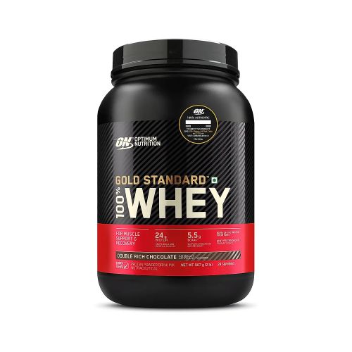 Optimum Nutrition: Gold Standard 100% Whey Protein Powder - 2lbs - Double Rich Chocolate