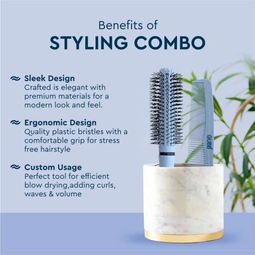 GUBB: Hair Comb & Hair Brush Grooming Combo