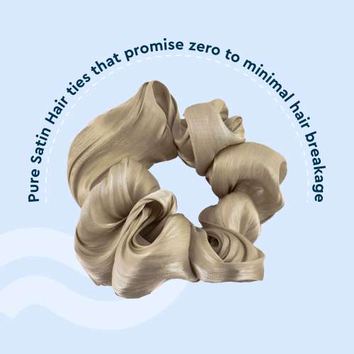 GUBB: Satin Scrunchie Brown