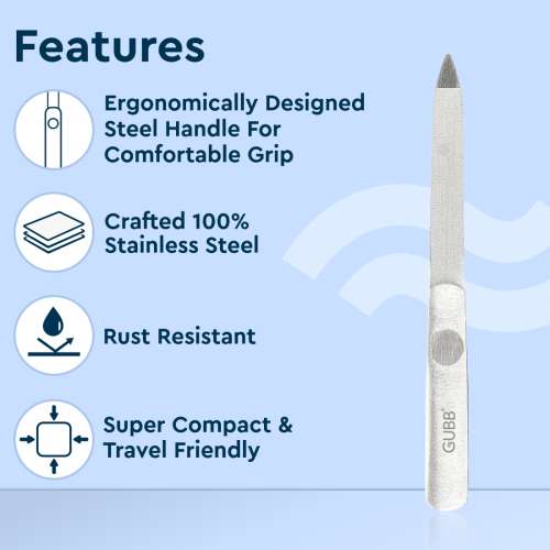GUBB: Metal Nail Filer Luxe