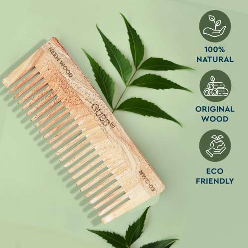 GUBB: Wide Teeth Neem Comb