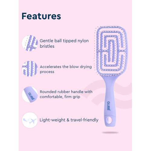 GUBB: French Hues Paddle Vent Brush Broad