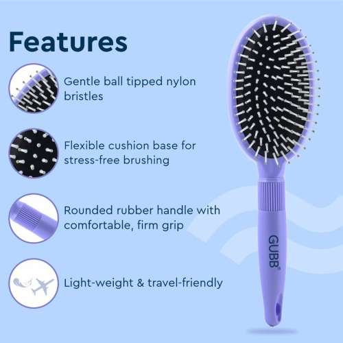 GUBB: French Hues Oval Hair Brush