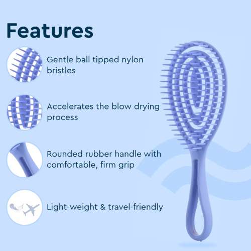 GUBB: French Hues Vent Oval Hair Brush