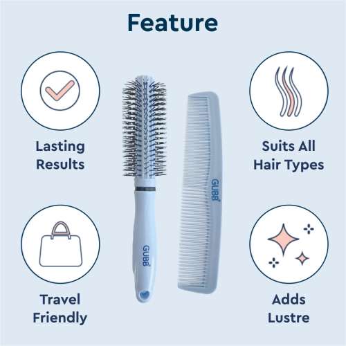 GUBB: Hair Comb & Hair Brush Grooming Combo