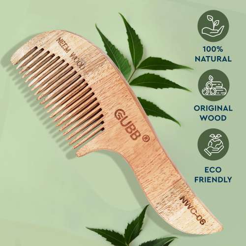 GUBB: Neem Comb With Small Handle