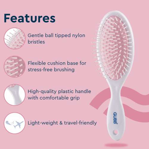 GUBB: Oval Hair Brush - Tropical Bloom