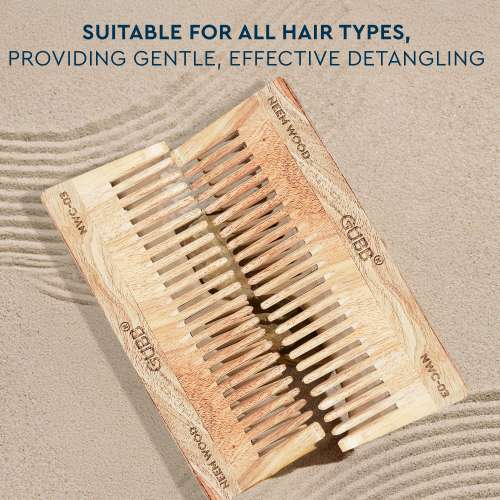 GUBB: Wide Teeth Neem Comb