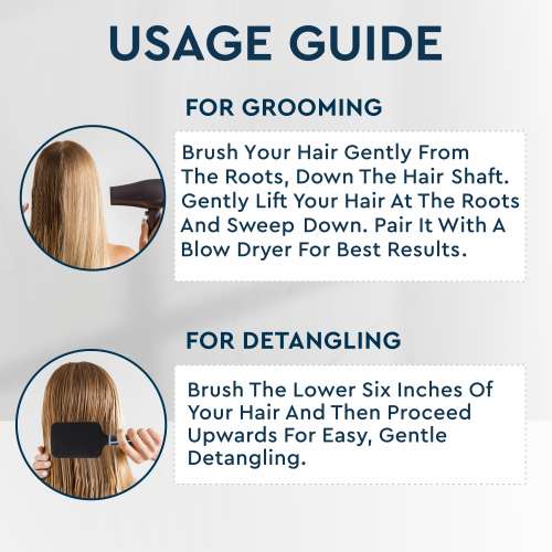 GUBB: Paddle Hair Brush large Vogue Range