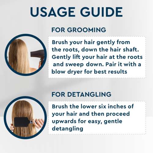 GUBB: Paddle Hair Brush Medium Vogue Range