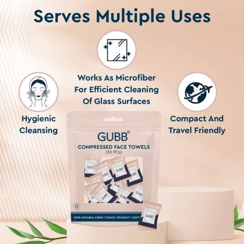 GUBB: Compressed Face Towel