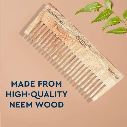 GUBB: Wide Teeth Neem Comb