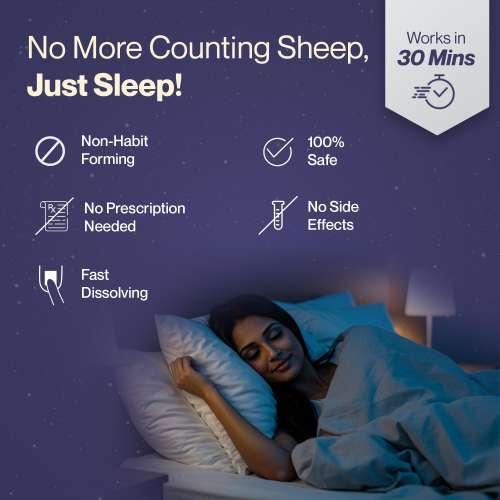 SETU: Sleep Restore Melatonin 5mg - 30 Orally Dissolving Strips (Pack of 1) | Plant Based 5 mg Melatonin | Promotes Relaxation & Sleep, Eases Jet Lag Strain, Non-Habit Forming | Tasty Mint Flavor