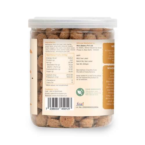 MOS Bakery: Triple Omega Multigrain Cookies - 200g