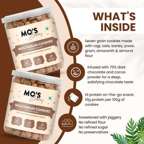 MOS Bakery: Chocolate Multigrain Cookies - 150g